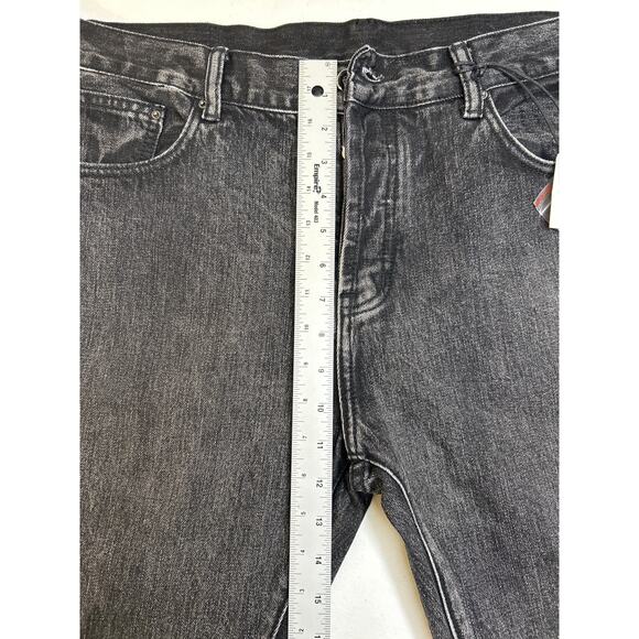 DOPE Men's NWT Black Merrick Slim Straight Jeans in Size 36 - Picture 9 of 9
